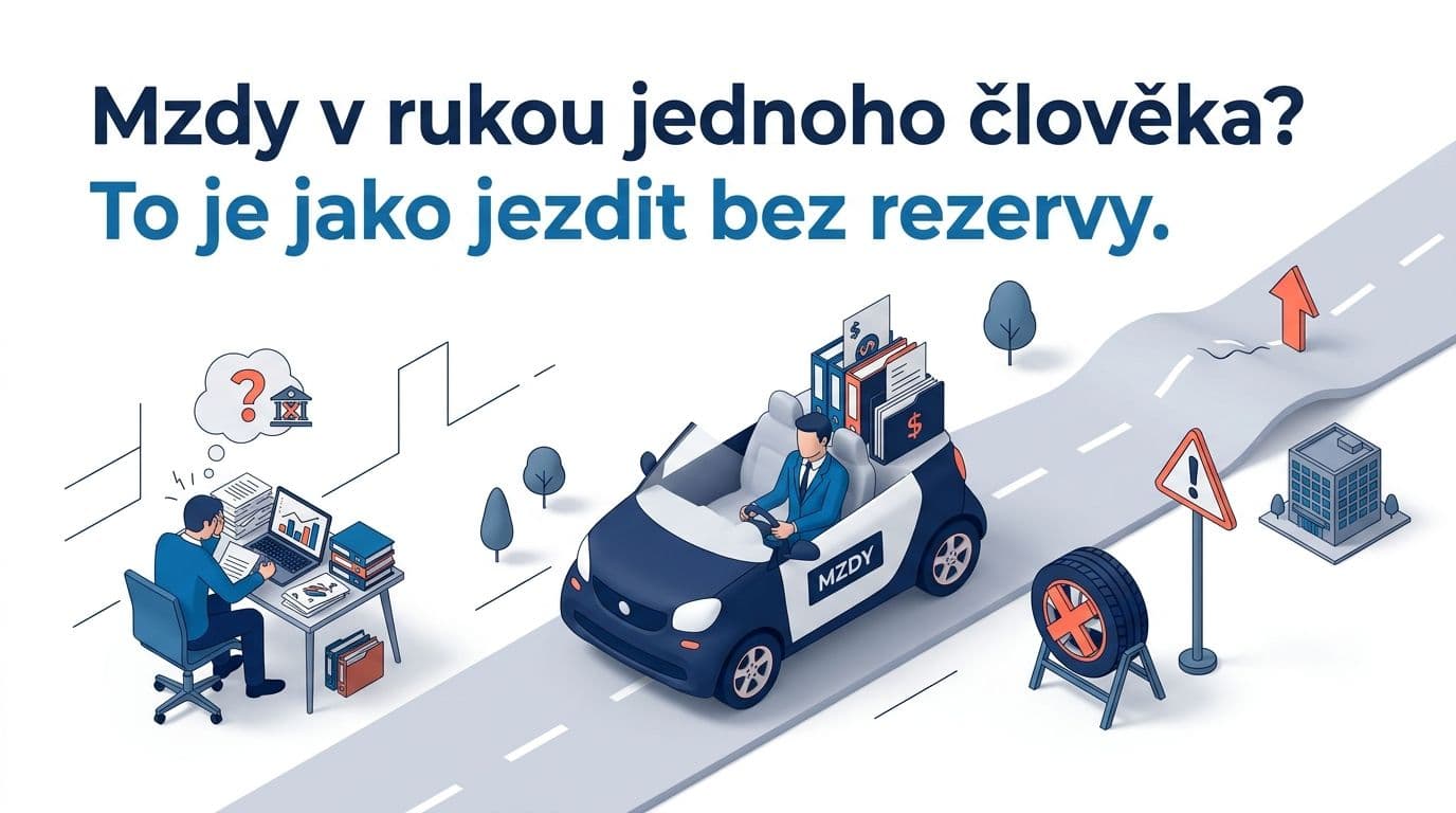 Mzdy v rukou jednoho člověka? To je jako jezdit bez rezervy